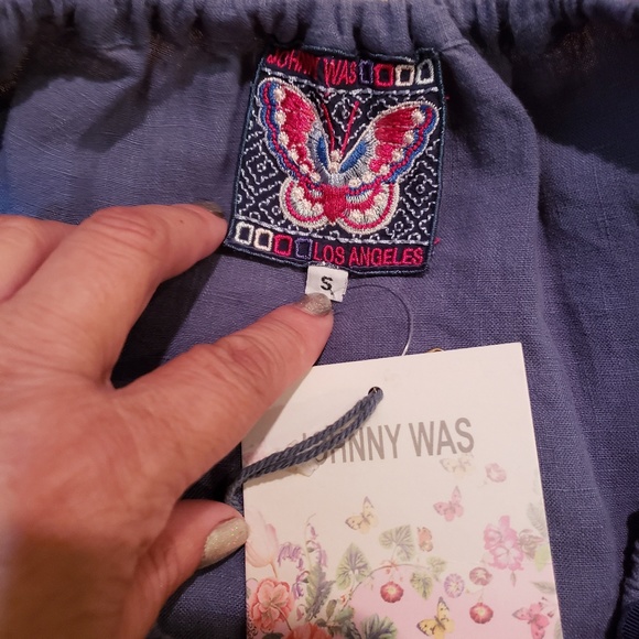 Nwt Johnny Was embroidered blouse size S - Picture 7 of 8